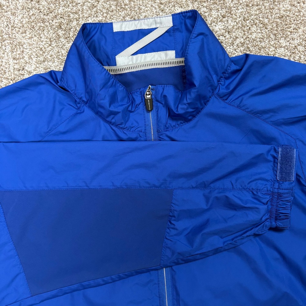 Zero Restriction Z710 Full Zip Jacket Mens XL Tour Series Windbreaker Golf Blue
